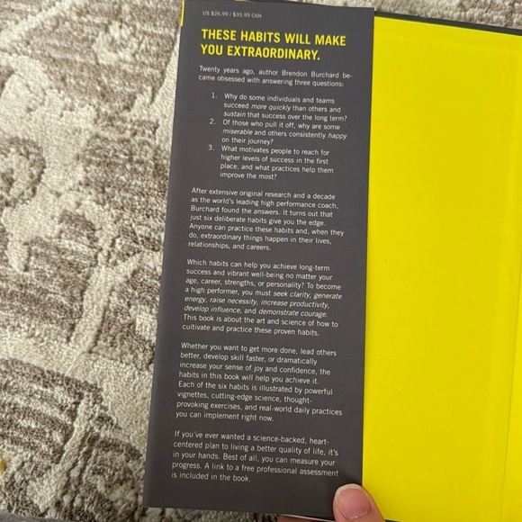 High Performance Habits by Brendon Burchard - Picture 2 of 4